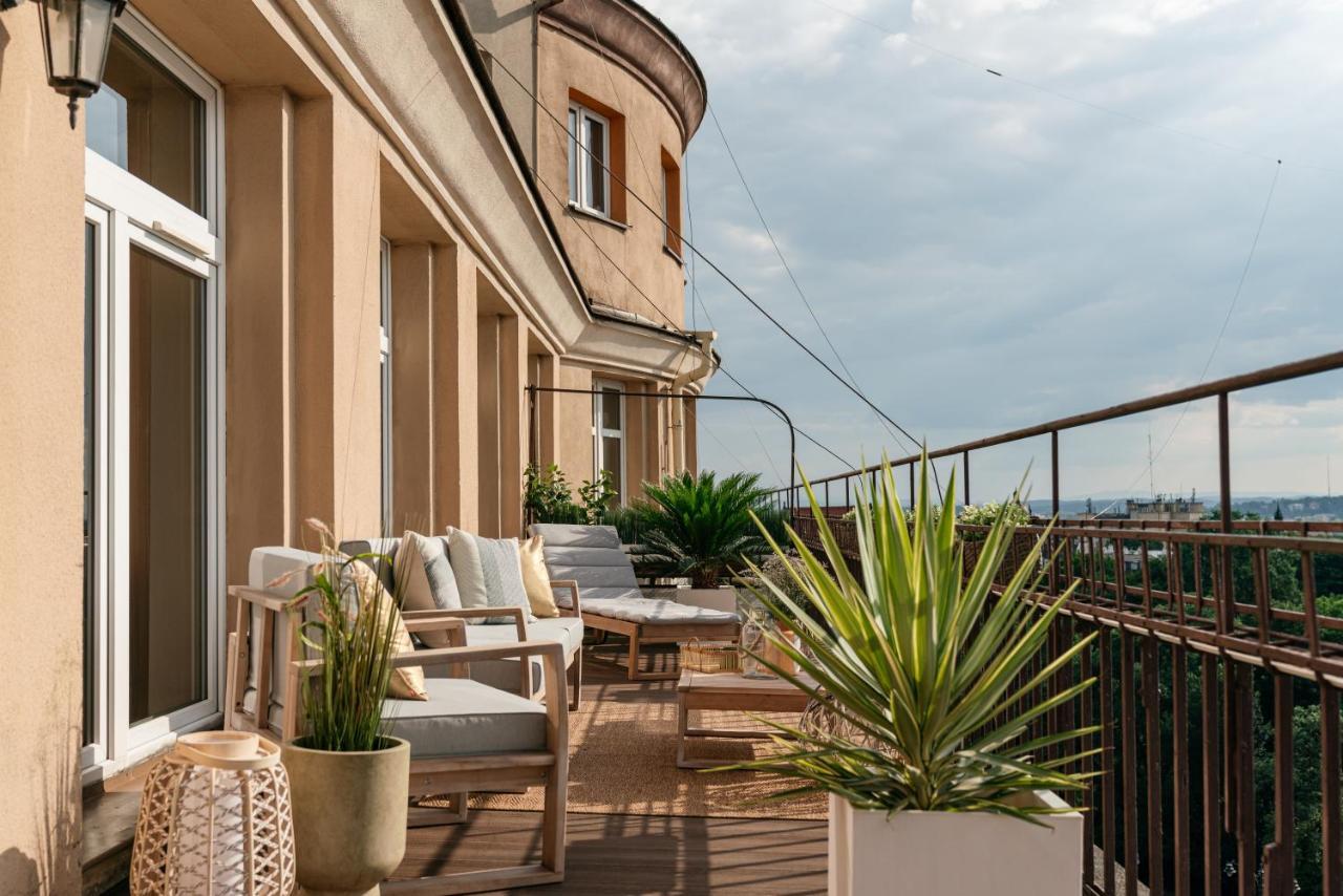 Penthouse Panorama - Loftaffair Apartment คราคูฟ ภายนอก รูปภาพ