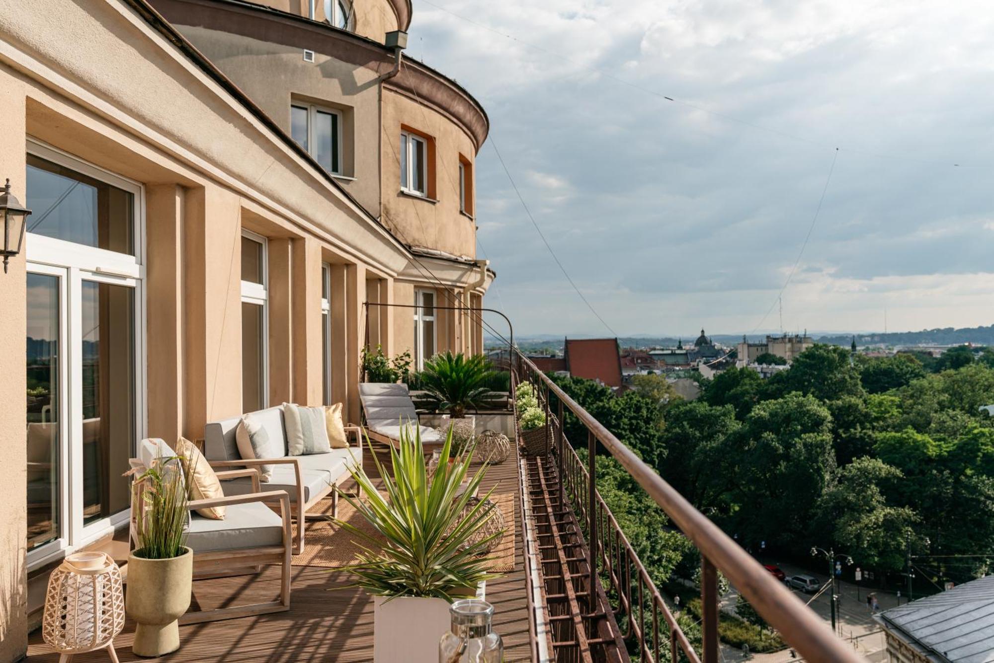 Penthouse Panorama - Loftaffair Apartment คราคูฟ ภายนอก รูปภาพ