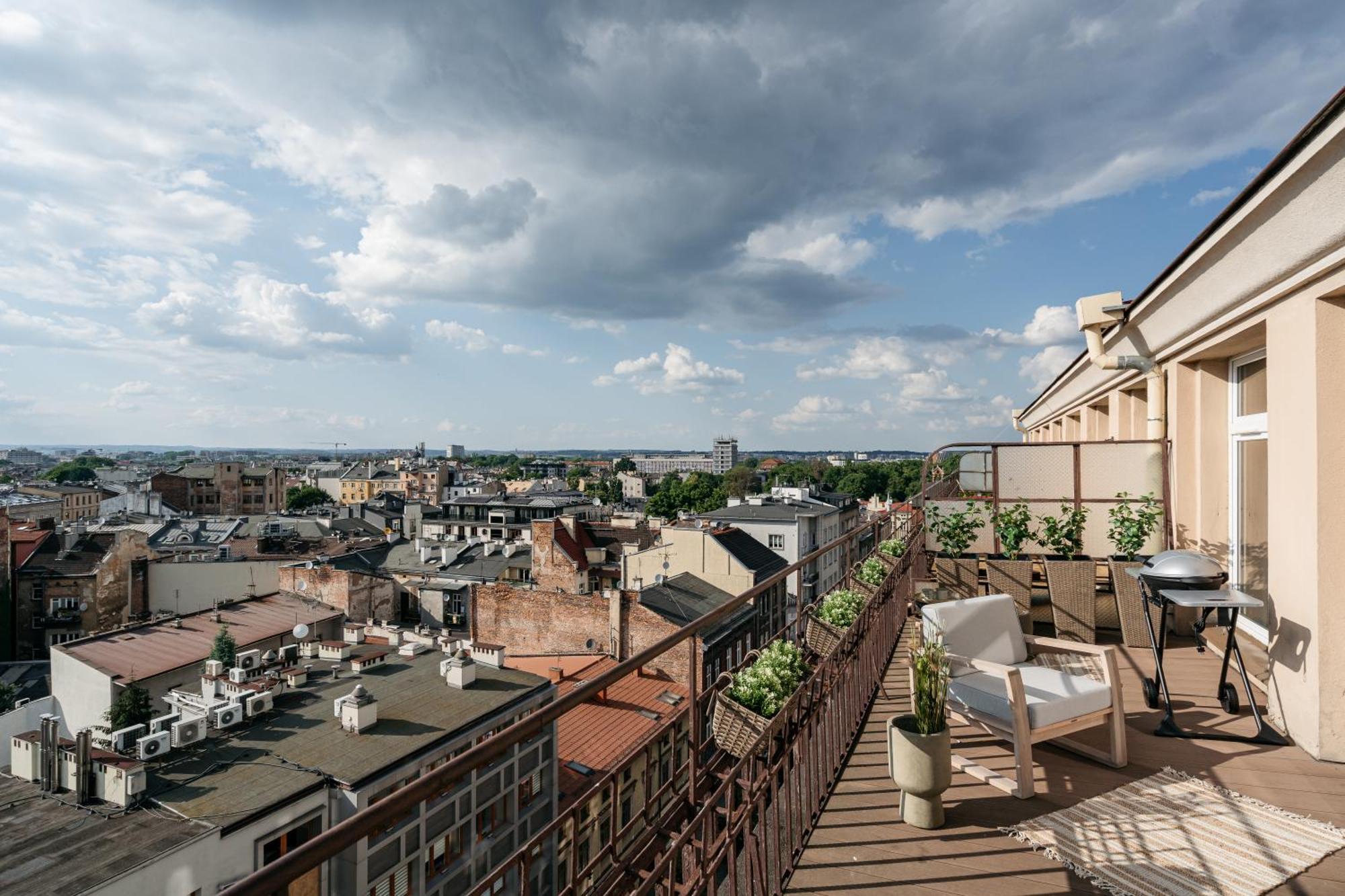 Penthouse Panorama - Loftaffair Apartment คราคูฟ ภายนอก รูปภาพ
